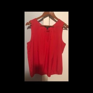 Cherry red Banana Republic shell